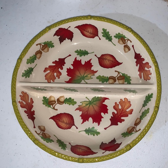 Temptations Fall Decor Dish - Picture 1 of 6
